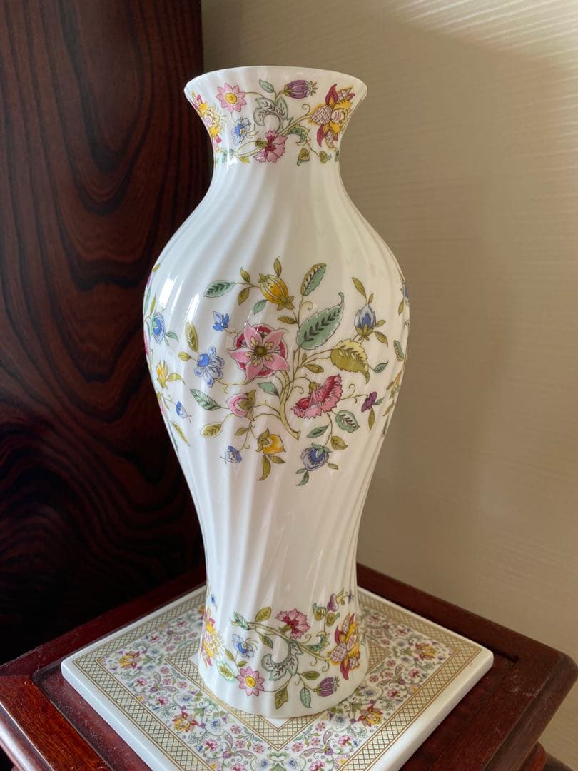 ロイヤルドルトン　新品未使用 ミントンハドンホールベースL 30cm 希少