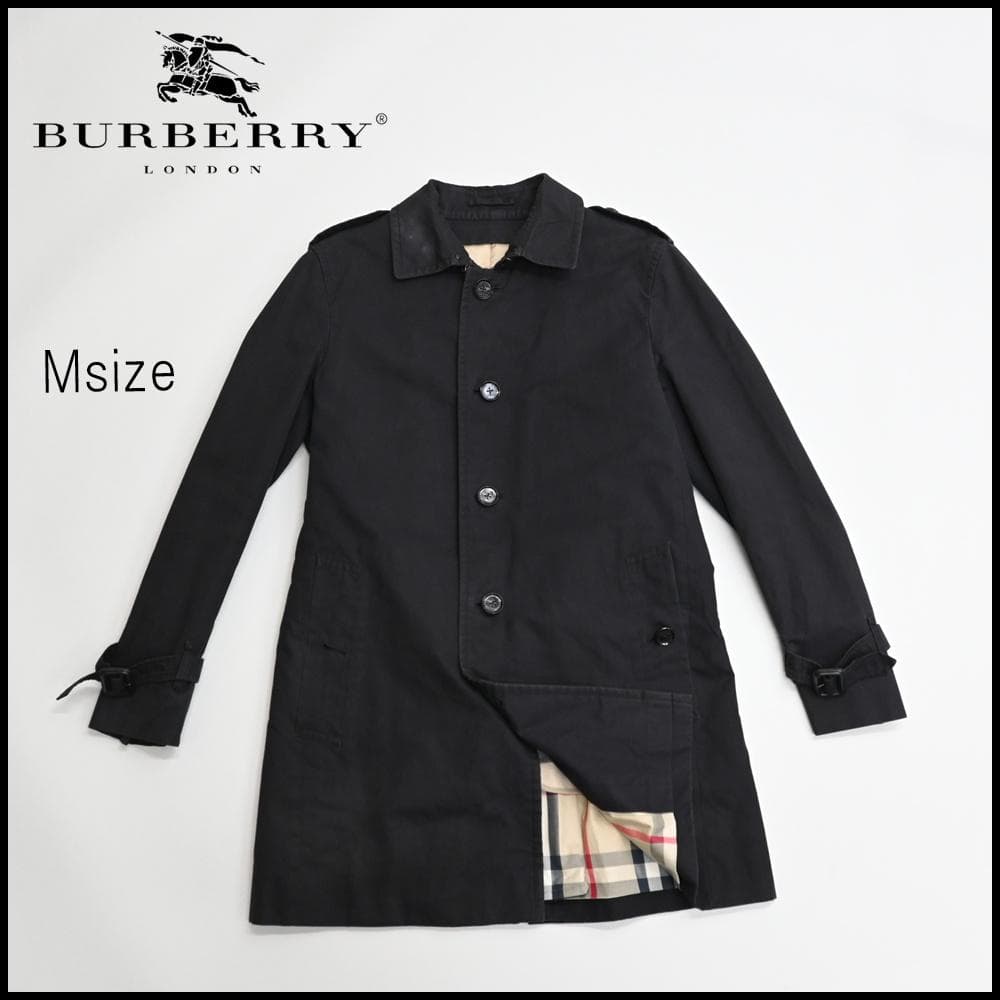 47473★年 バーバリーロンドン コート ノバチェック トレンチコート