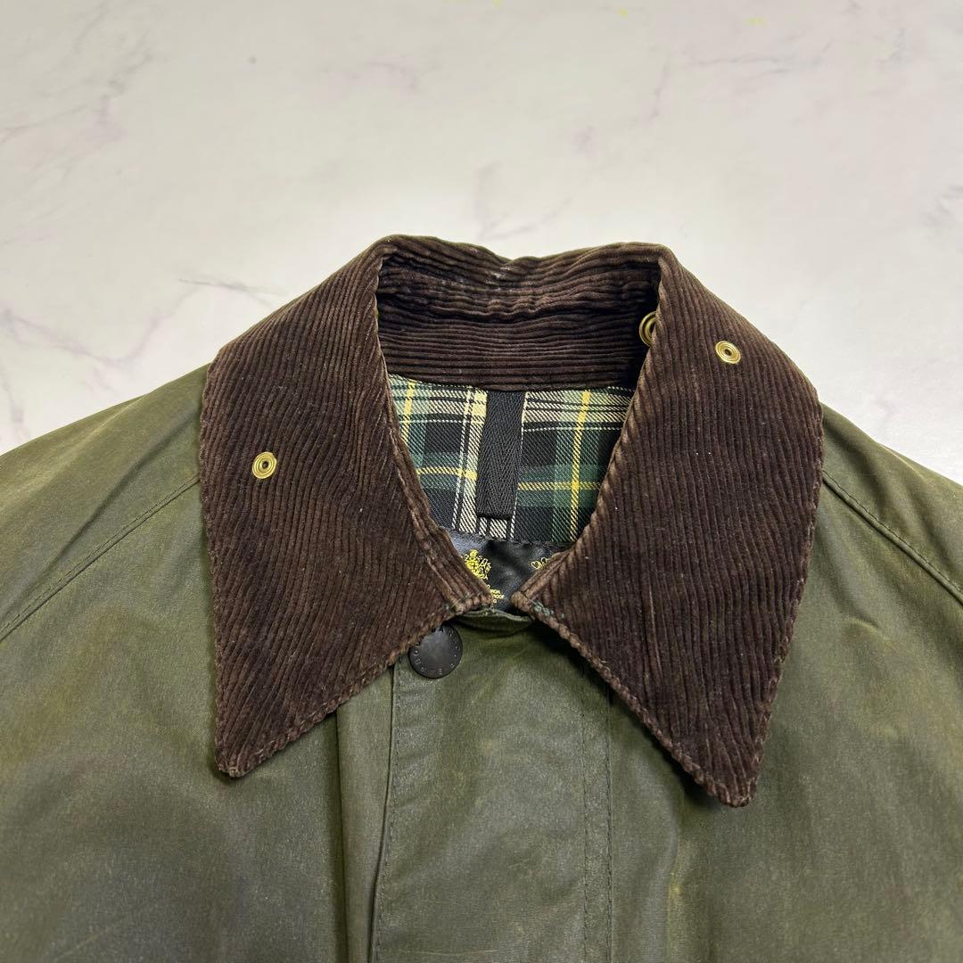 【88年製】BARBOUR BEDALE 4ポケット 旧3ワラント 36 セージ