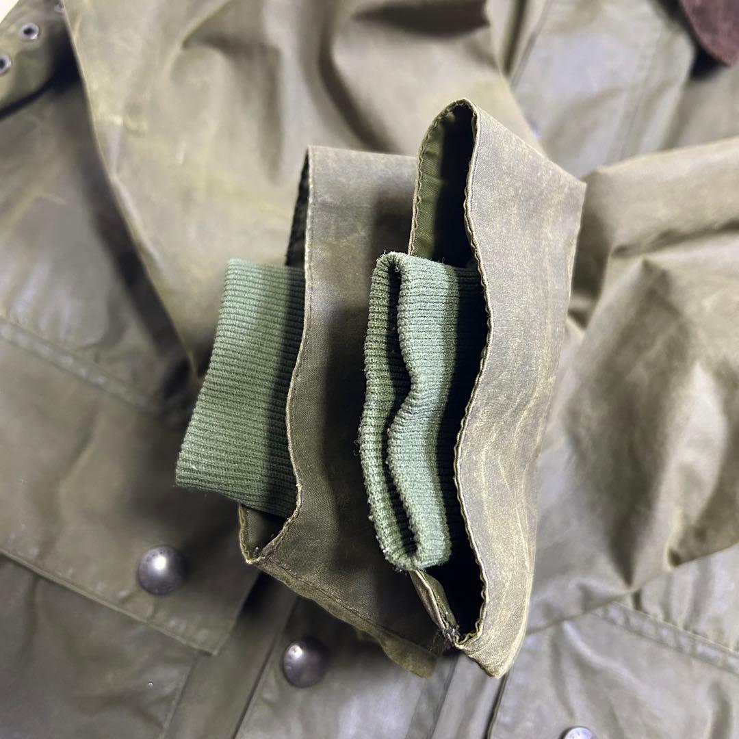 【88年製】BARBOUR BEDALE 4ポケット 旧3ワラント 36 セージ