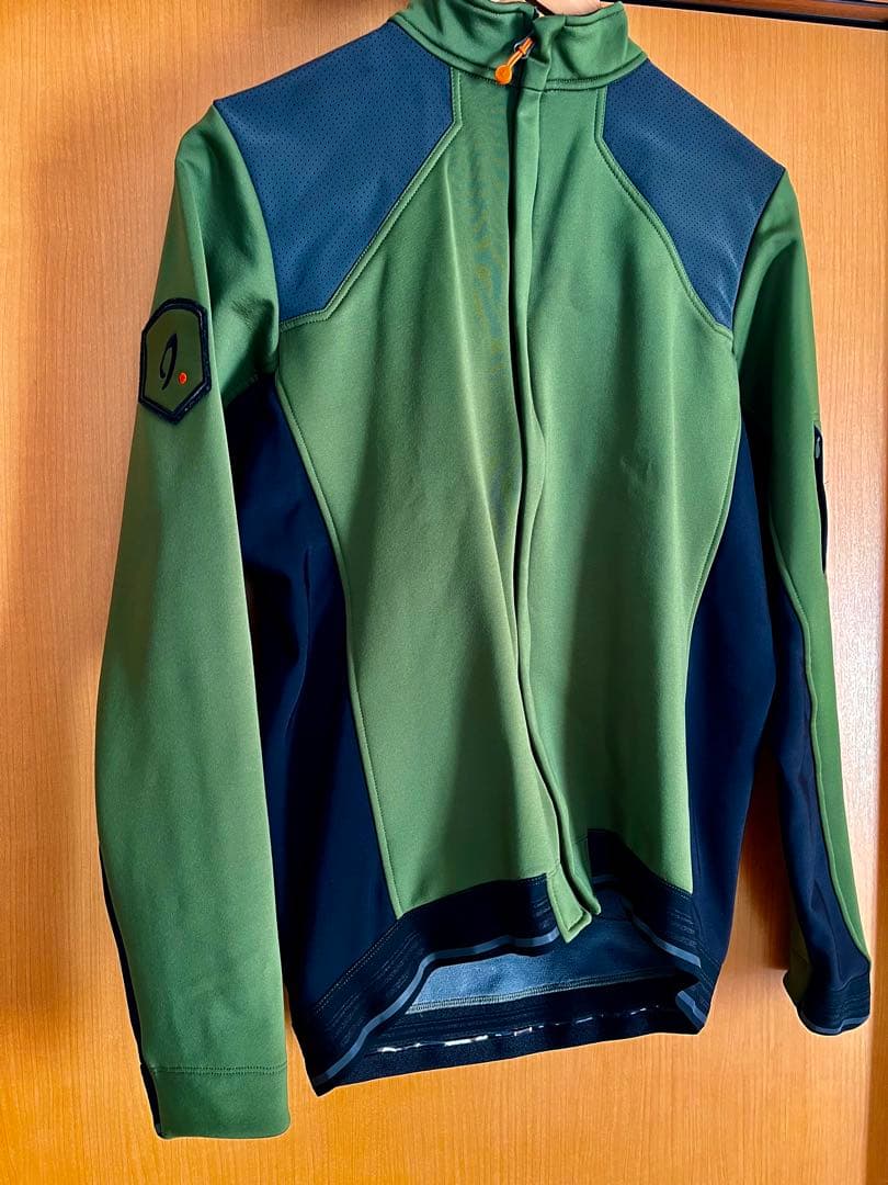 Isadore サイクルジャケット 緑と紺