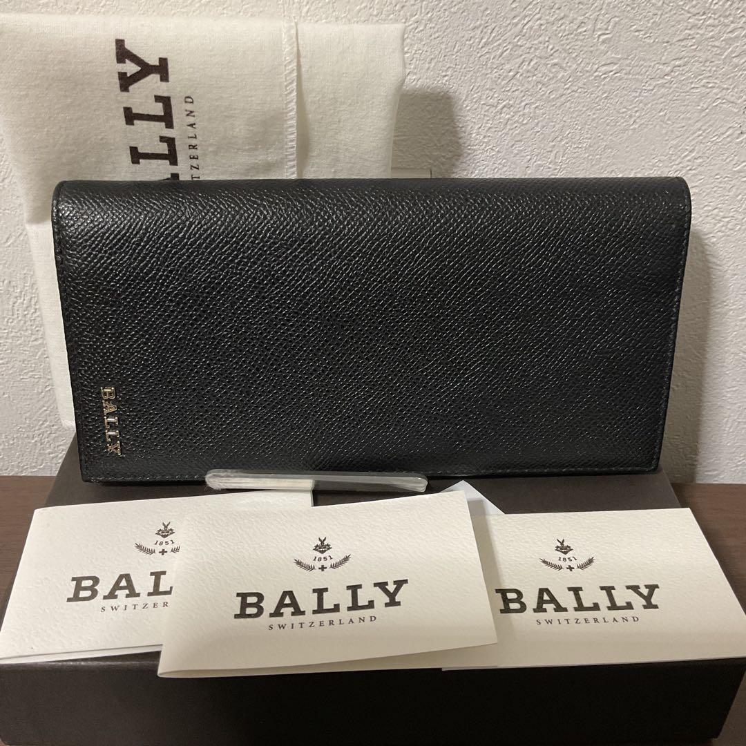 ☆開店セール☆ 新品未使用 美品 バリー レザー ロゴプレート 長財布