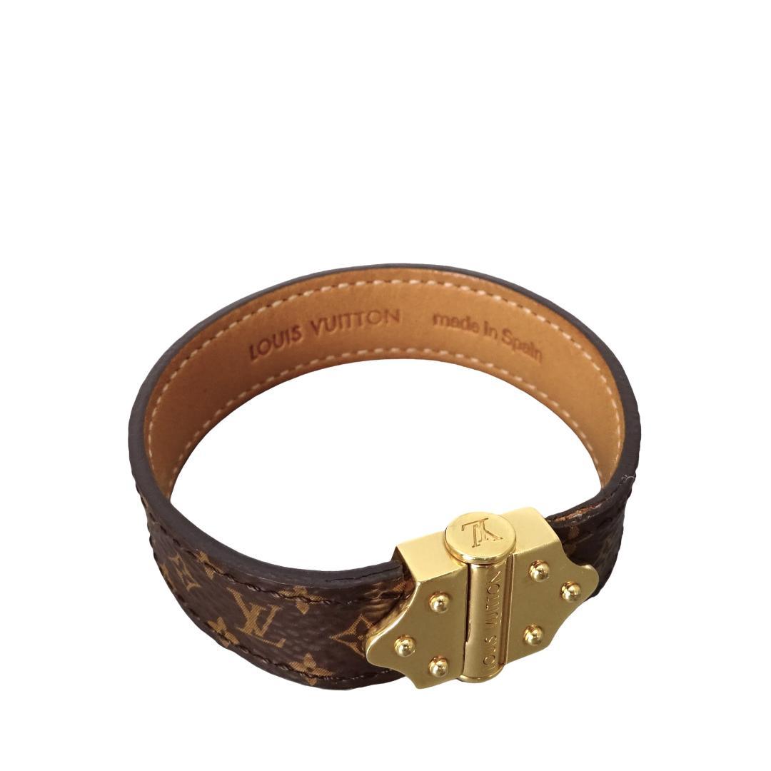 本物 良品 ■ルイヴィトン■モノグラム ブラスレ・スピリット 17 ブレスレット