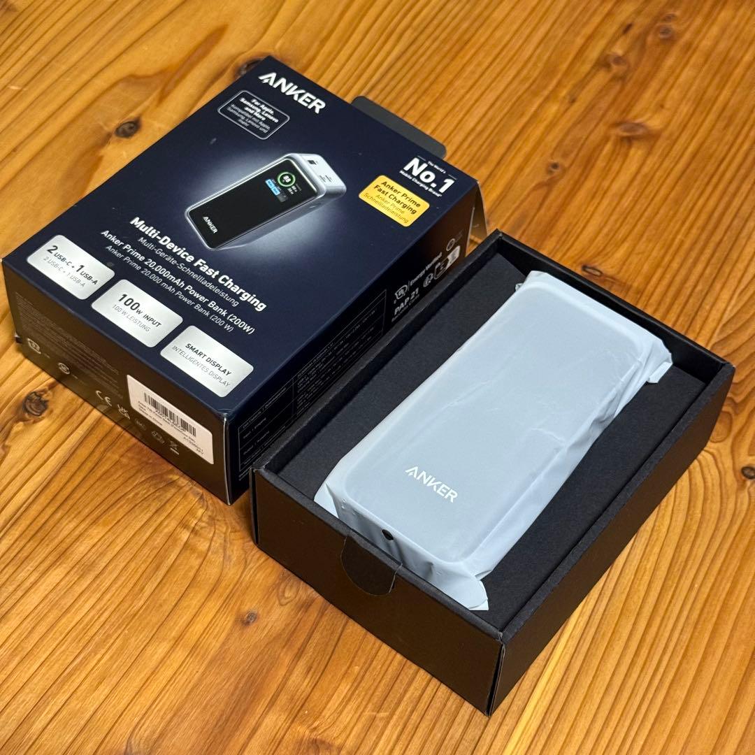 スマホアクセサリー ANKER Anker Prime 20000mAh Power Bank