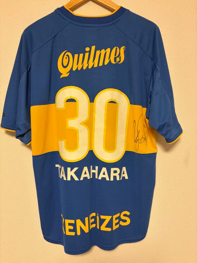 直筆サイン入りボカジュニアーズ 高原直泰 30 Boca アルゼンチン リケルメ