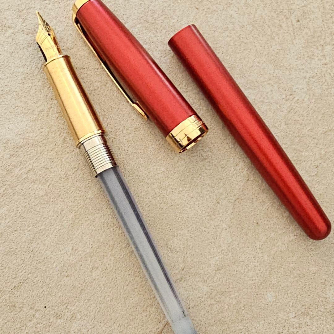 【資産価値アリ/18K】PARKER パーカーソネット 万年筆 レッドGT未使用
