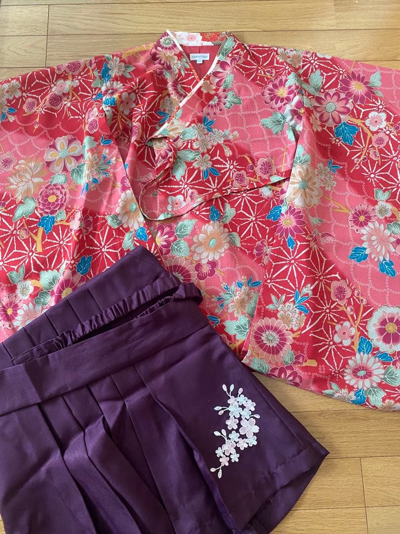 キャサリンコテージ　着付け簡単袴セット120センチ