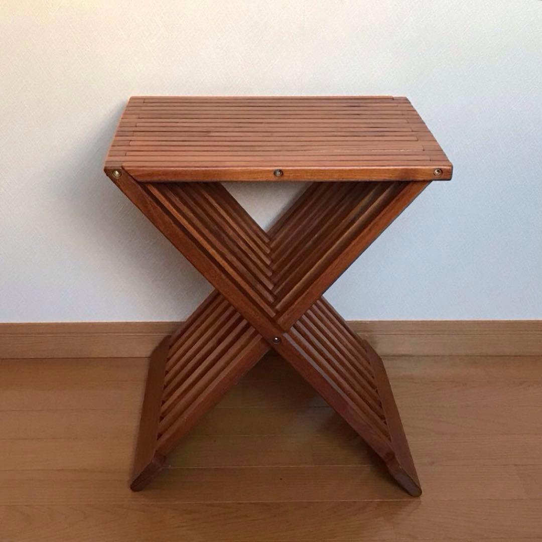 折りたたみ式 木製 スツール Fritz Hansen 椅子 チェア