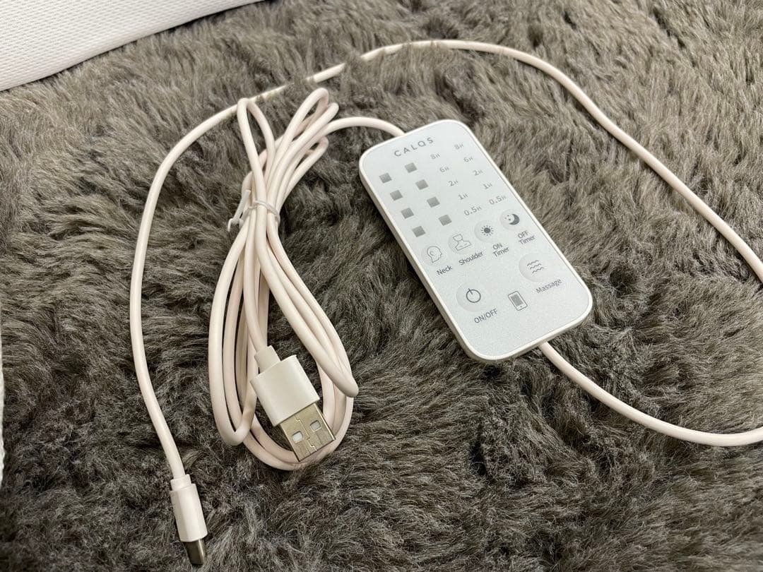 CALQS （カルクス）首と肩がホッとする枕PLUS／温め機能・マッサージ機能付