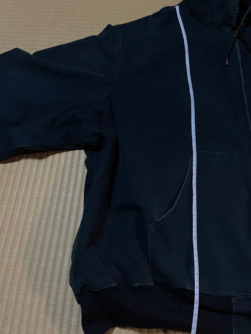 carhartt ダークブルー フード付きオーバーサイズジャケット