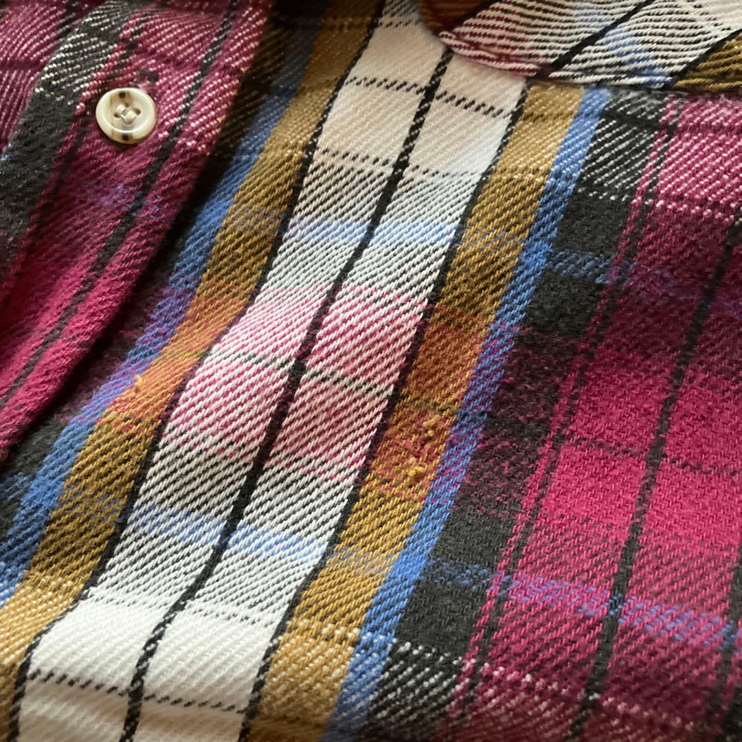 好配色 90s FIVE BROTHER ネルシャツ XL