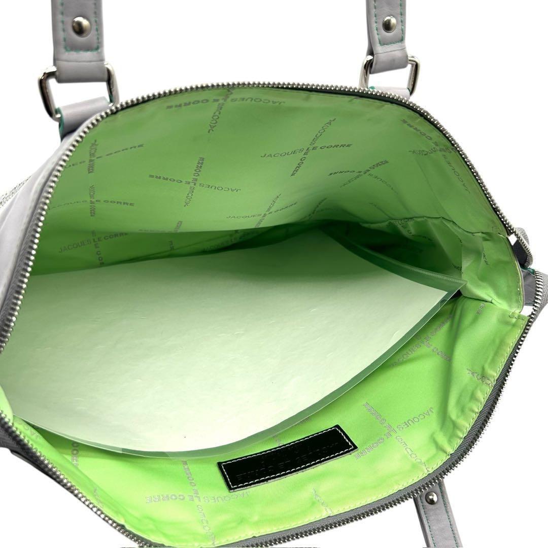 未使用級 JAQUE LE COREEトートバッグ A4トレオン グレー