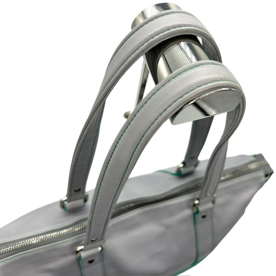 未使用級 JAQUE LE COREEトートバッグ A4トレオン グレー