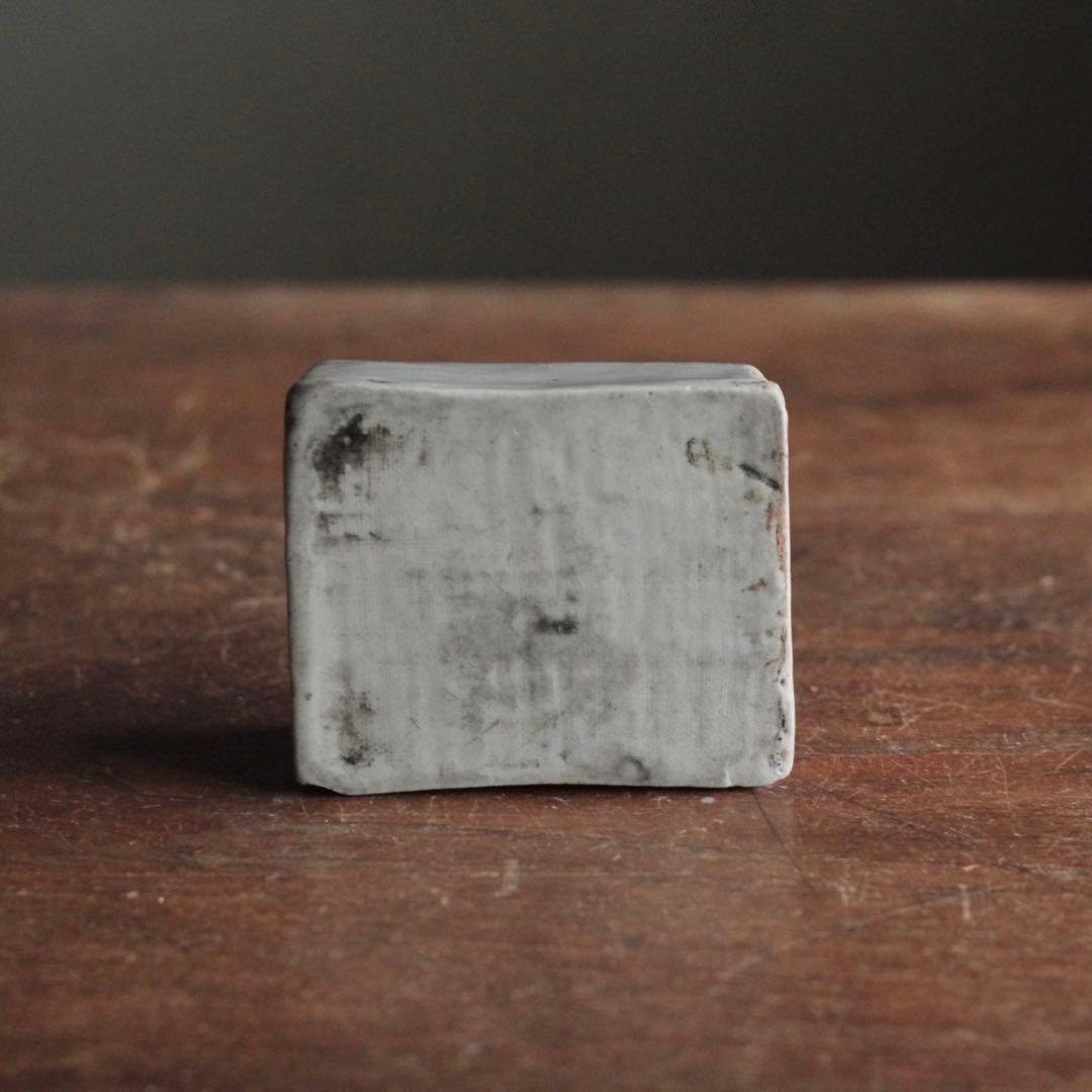 瀬戸 陽刻 角 水滴 大型 古道具 書道具 アンティーク