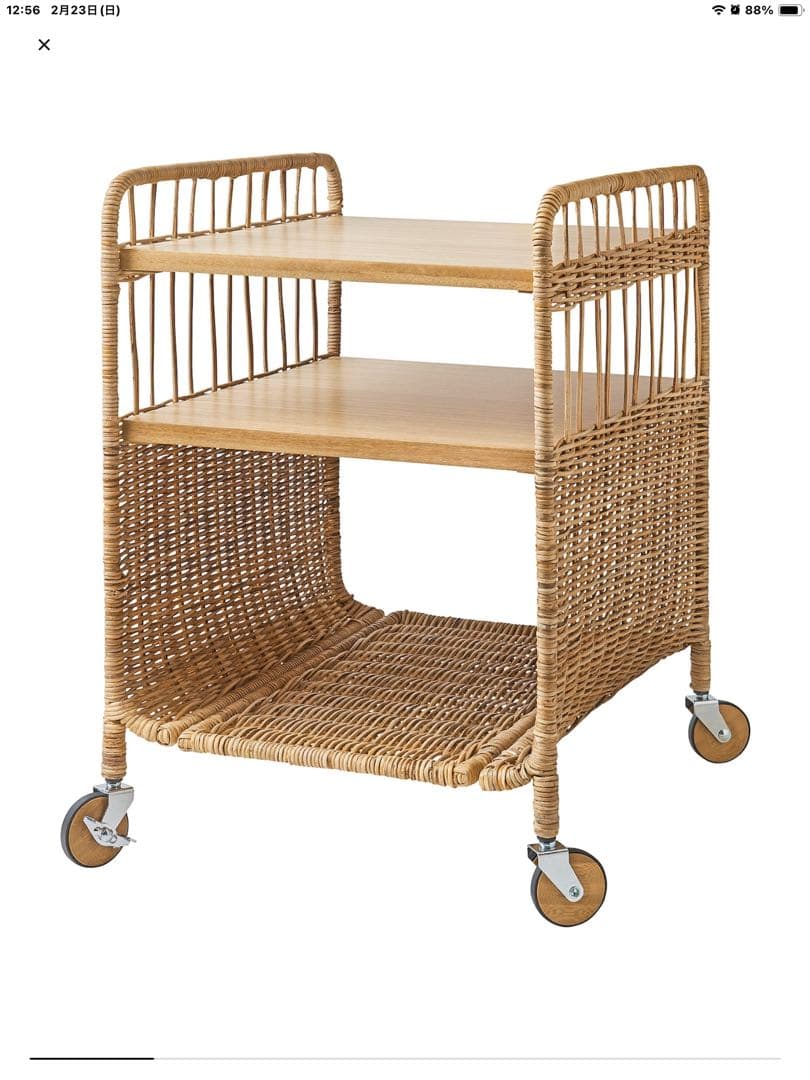 ＩＫＥＡ　フリークソース　収納キャスター + 粘着フック3点