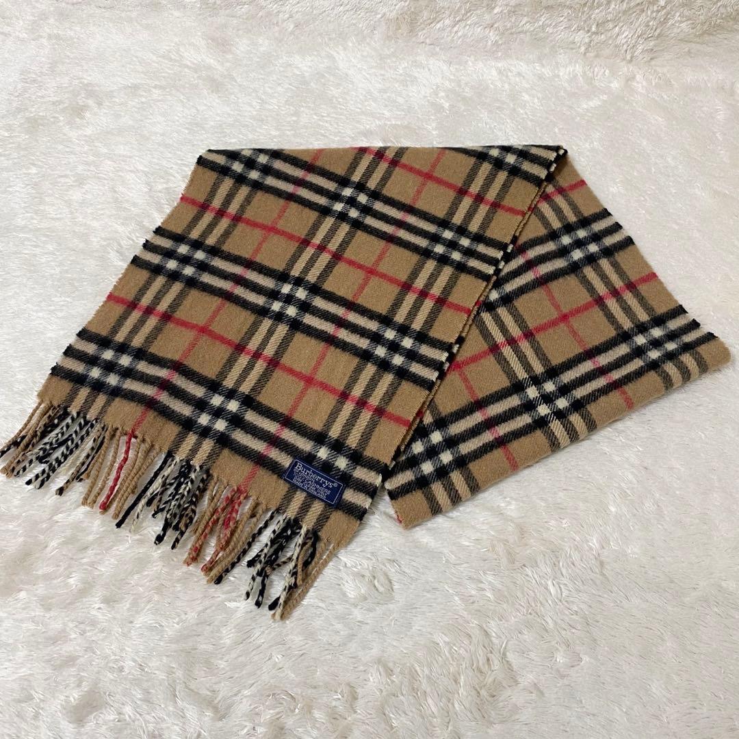 Burberry’s バーバリーズ マフラー ベージュ チェック カシミヤ