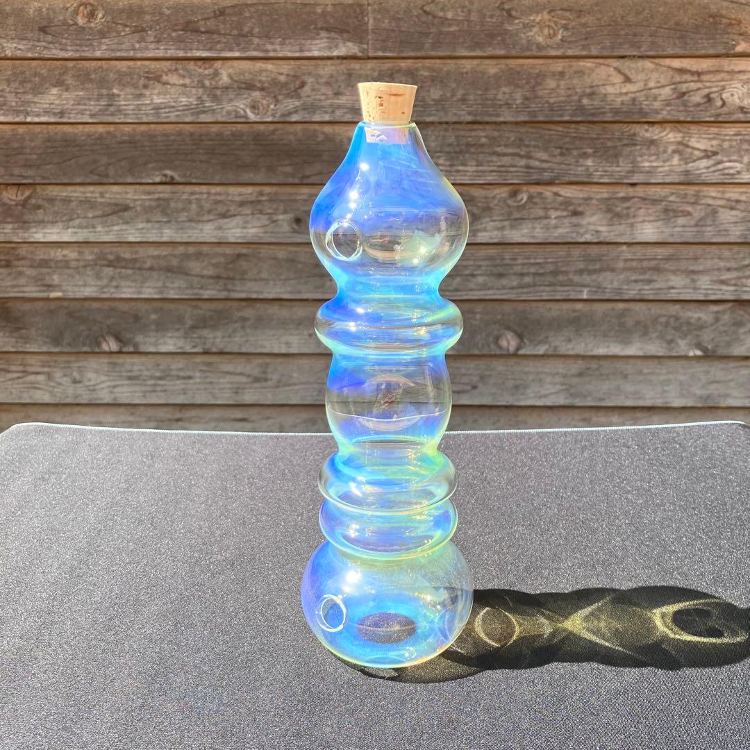 Xodas 元祖　ガラスインセンスバ-ナ- お香付　香炉　ボロシリケイトガラス