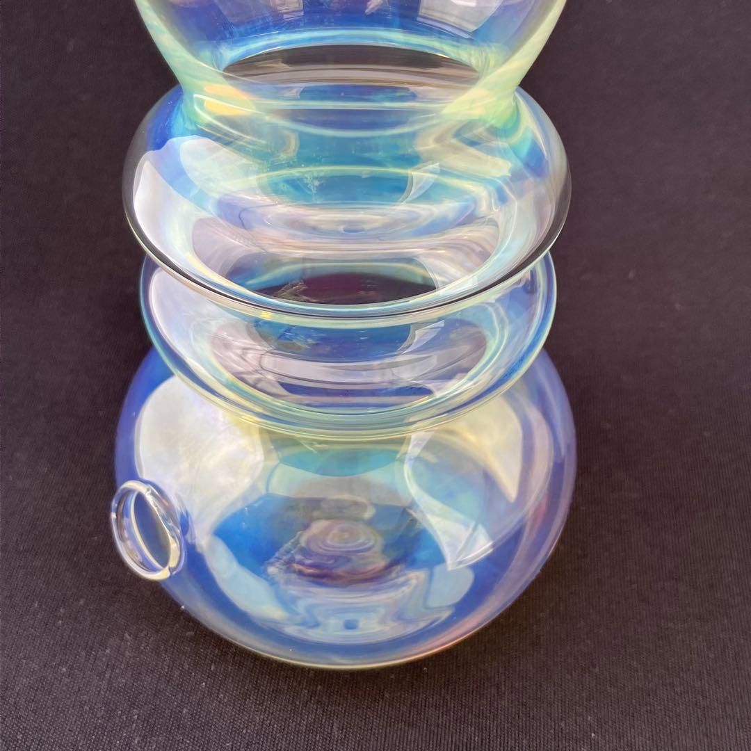 Xodas 元祖　ガラスインセンスバ-ナ- お香付　香炉　ボロシリケイトガラス