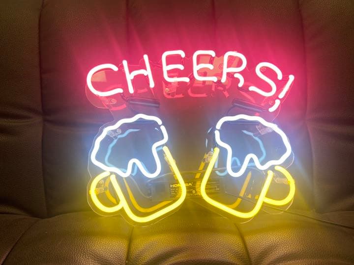 ビール　beer 居酒屋　ガラスネオンサイン　オーダーメイド　アメリカン雑貨