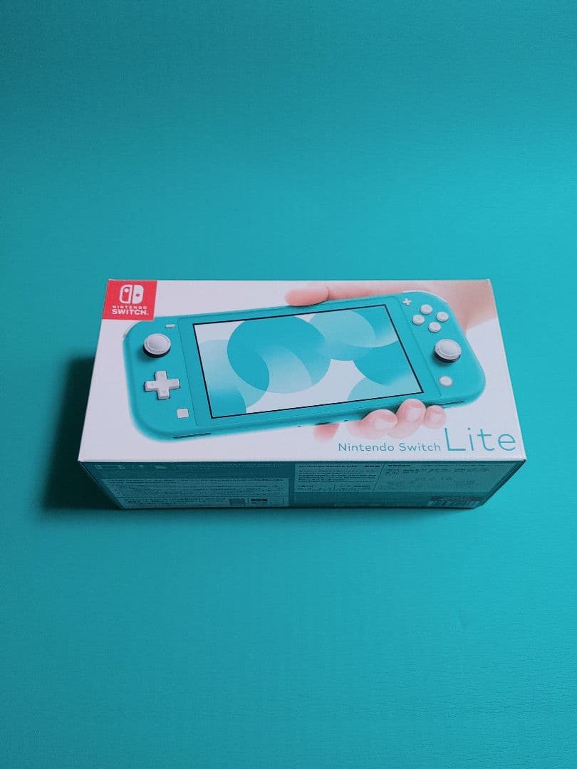 ニンテンドースイッチライト　ターコイズ　充電器　箱付属