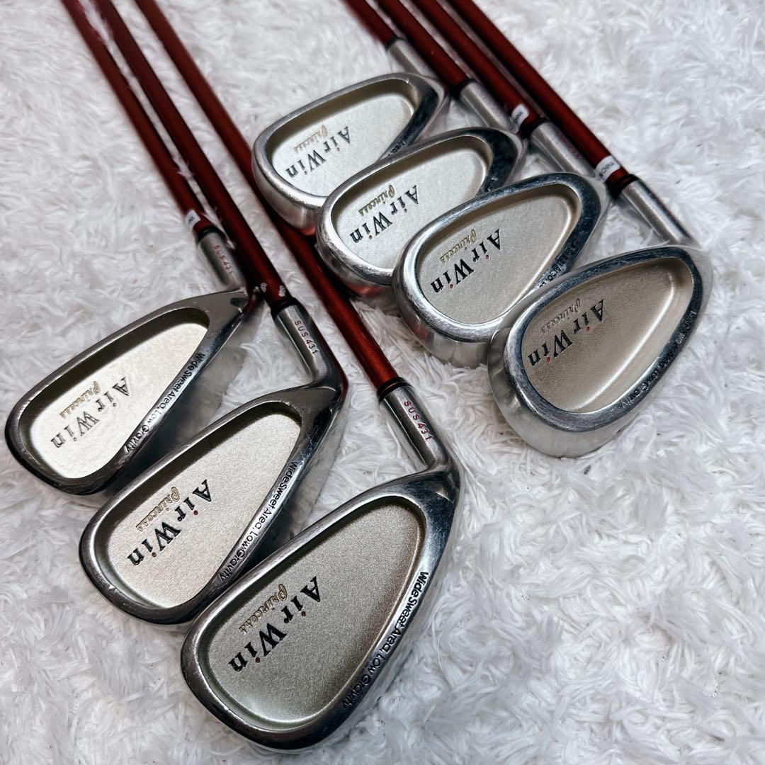 レディース レフティー air win アイアン キャディーバッグ ゴルフ