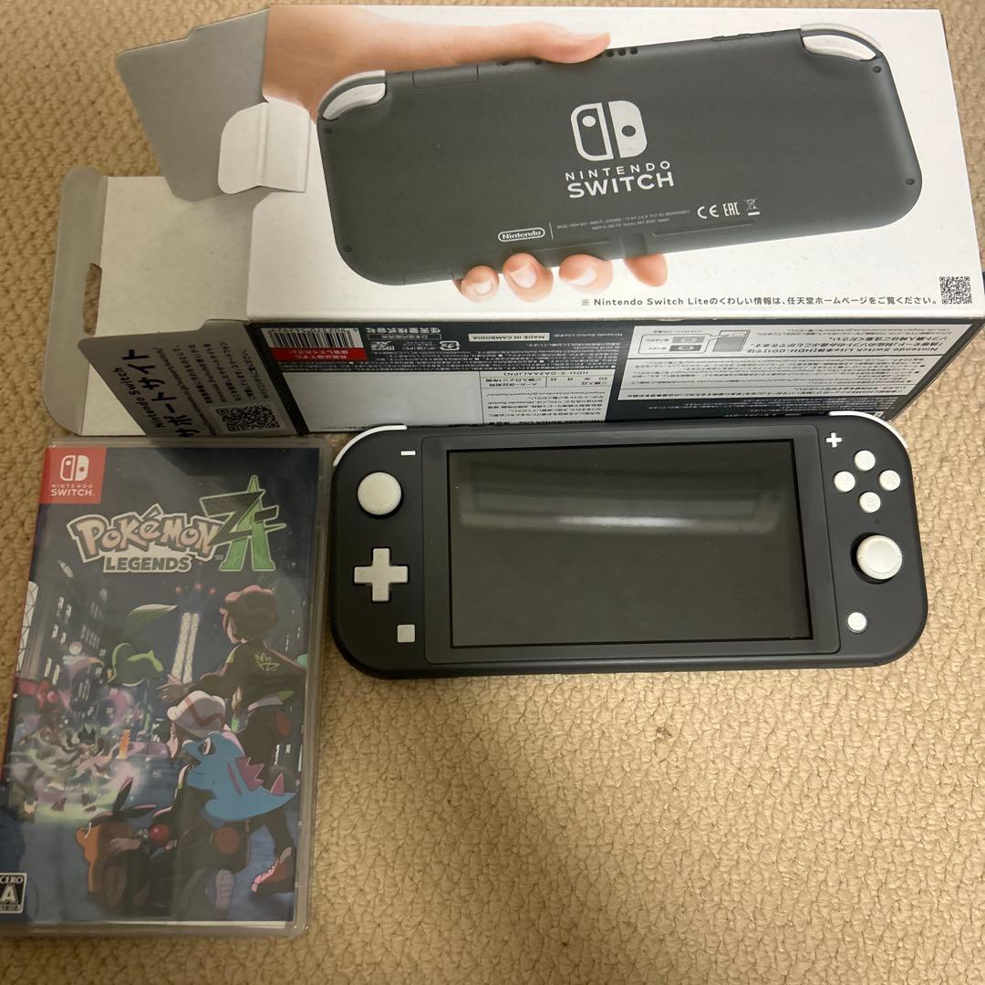 Nintendo Switch Lite グレー 本体　zaはついてきません。