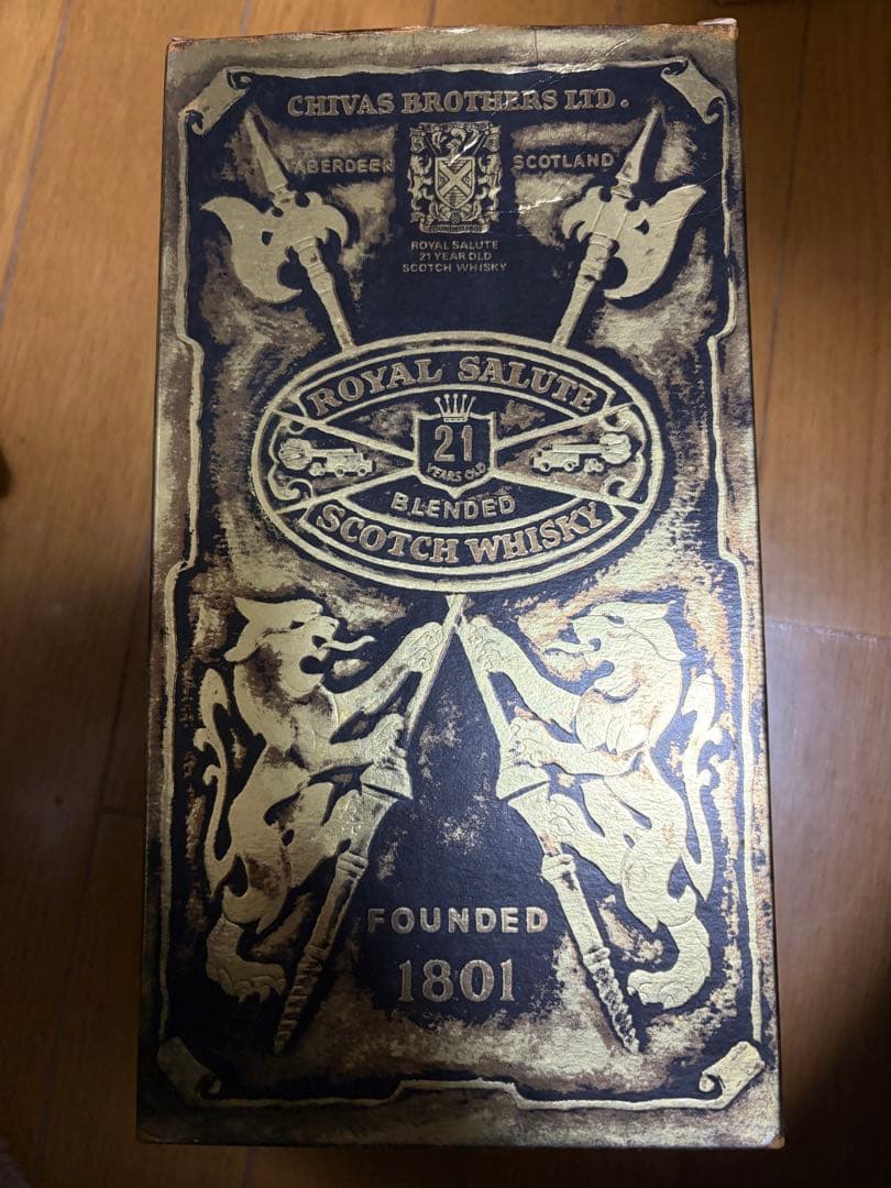 古酒！ Salute 21年 ブレンデッドウイスキー　シーバスリーガル