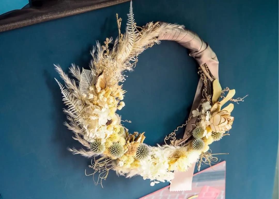 ドライフラワーリース　～Botanical～　ハンドメイド・オーダー