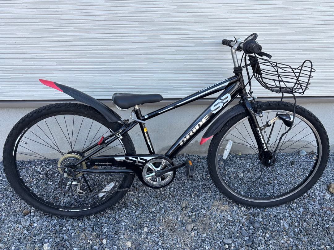 Dride S3ブラック キッズ自転車 26インチ アサヒ