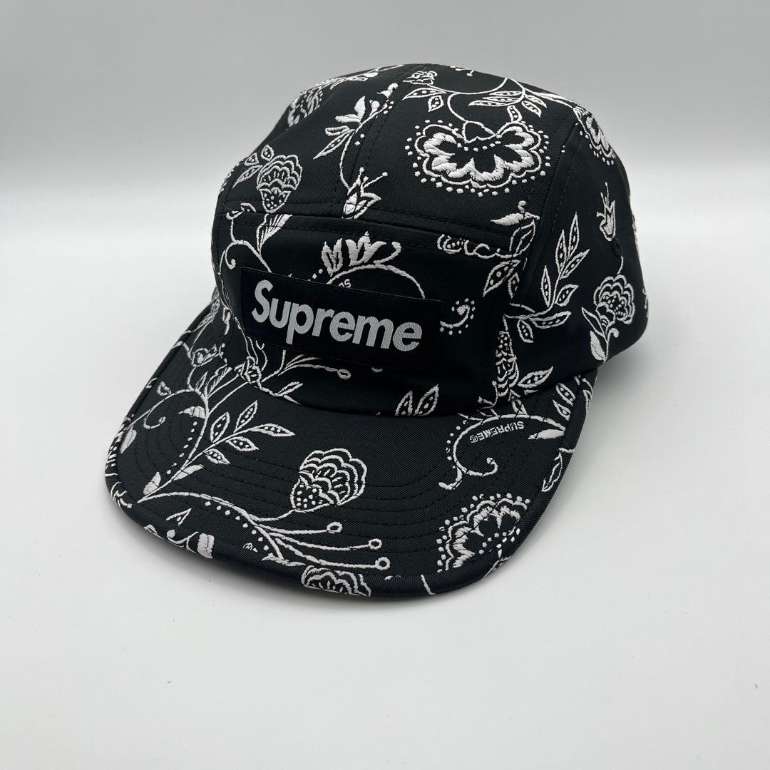 Supreme 花柄 ジャガード　キャップ