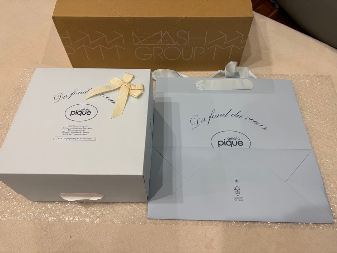 【ジェラートピケ　ジュニア130】新品未使用　今季プルオーバー　パンツセット