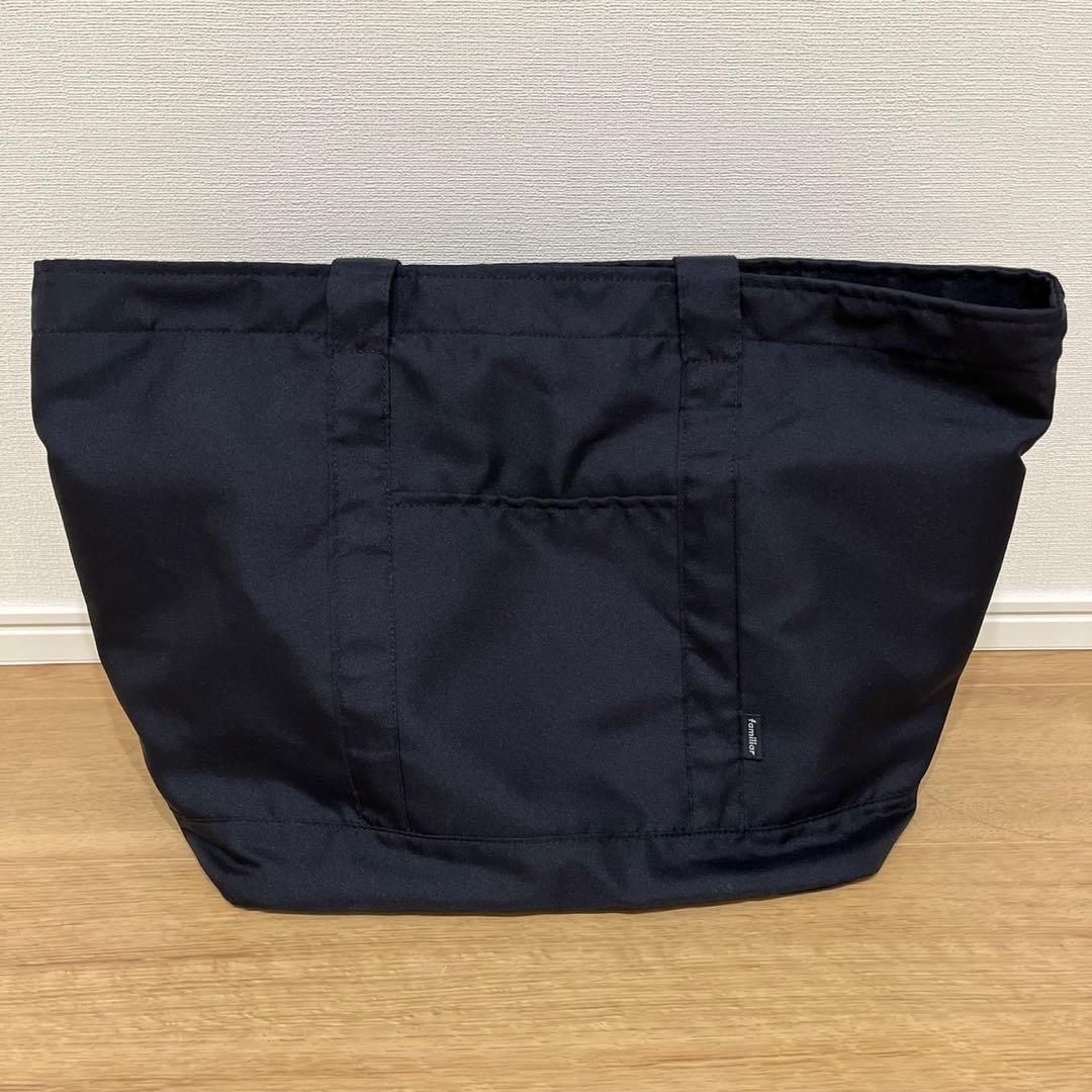 最終値下げ　familiar ネイビー マザーズバッグ