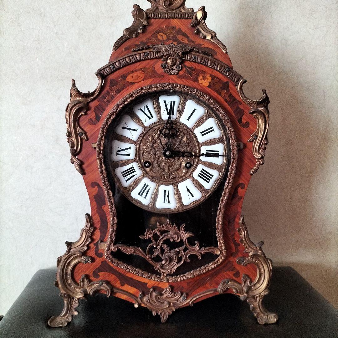 西洋アンティーク クラシックな西洋 ゼンマイ式 振り子時計 置き時計