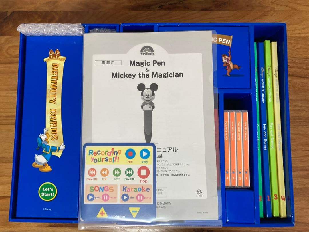 ミッキーマジックペンセット＆アドベンチャーセット　ディズニー英語システム　DWE