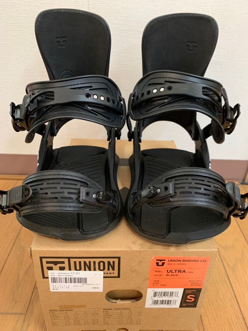 UNION ULTRA メンズ ビンディング ブラック S サイズ2023-24