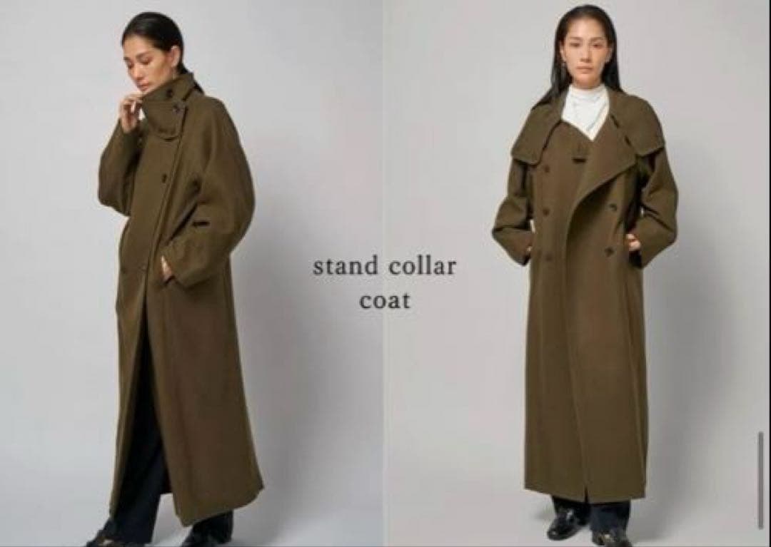 【新品同様】ロワン　loin. ウールロングコート　メルトンコート　井川遥