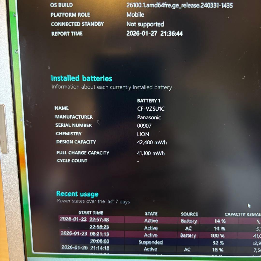 Panasonic CF-SV7 i5 SSD256GB 軽量