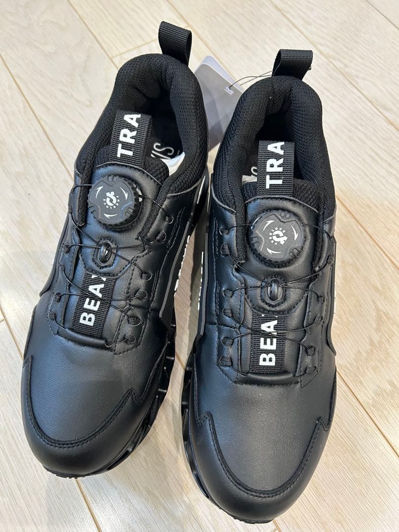 値下げしました⭐︎BEAXISバランスコアターフ・ゴルフシューズ新品ブラック25⭐︎