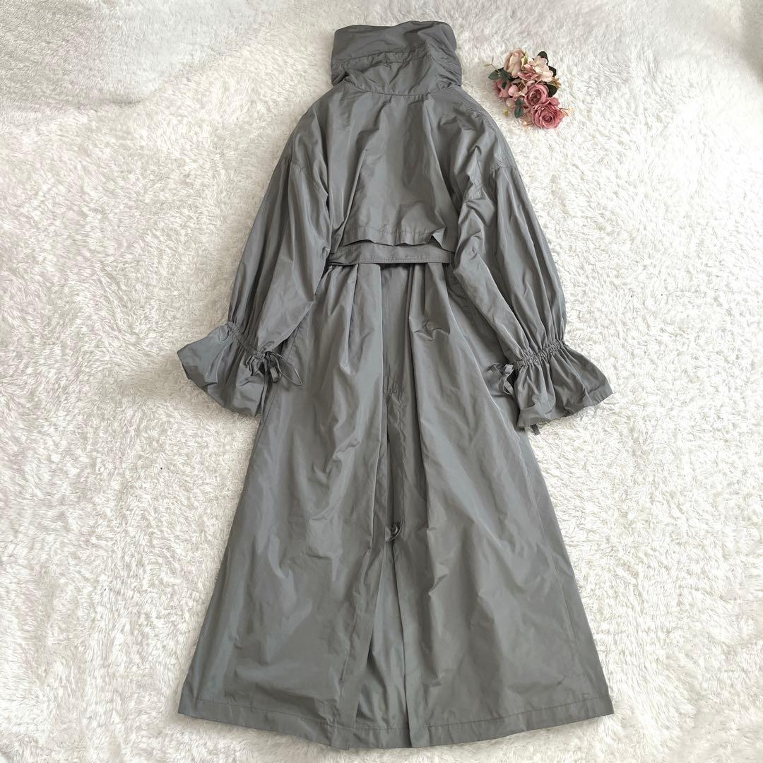 近年白タグ✨マックスマーラ トレンチコート オーバーサイズ ベルト グレー 40