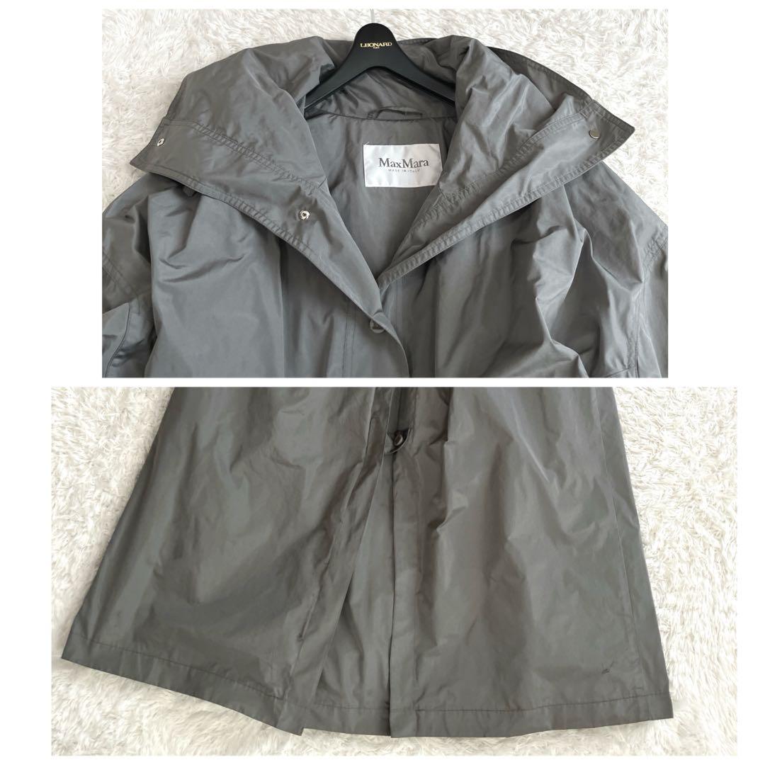 近年白タグ✨マックスマーラ トレンチコート オーバーサイズ ベルト グレー 40