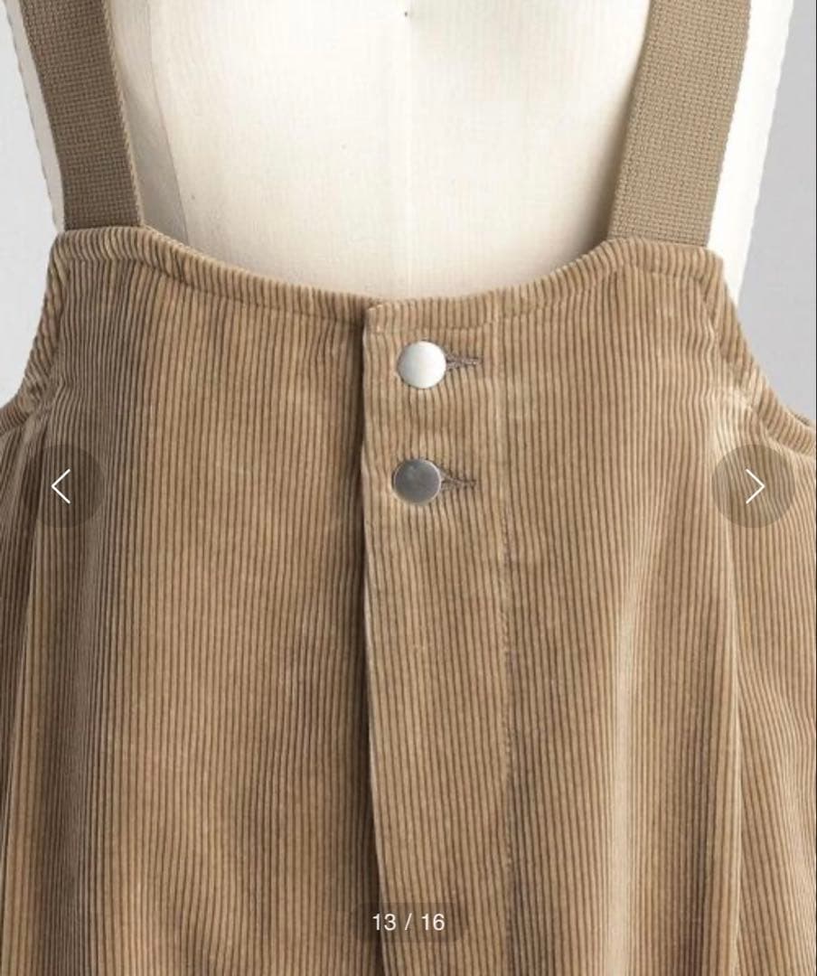 FRAMeWORK LOEFF（ロエフ）コーデュロイ フィッシング サロペット