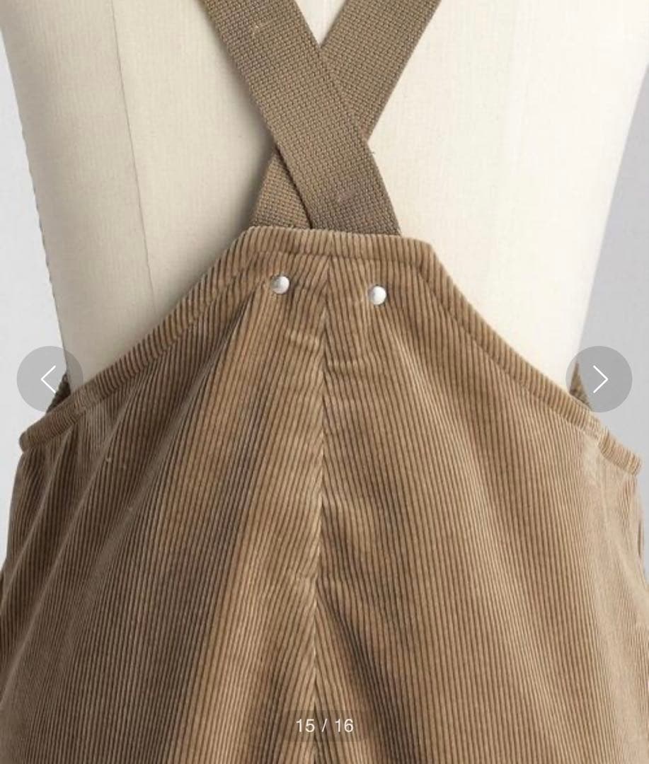 FRAMeWORK LOEFF（ロエフ）コーデュロイ フィッシング サロペット