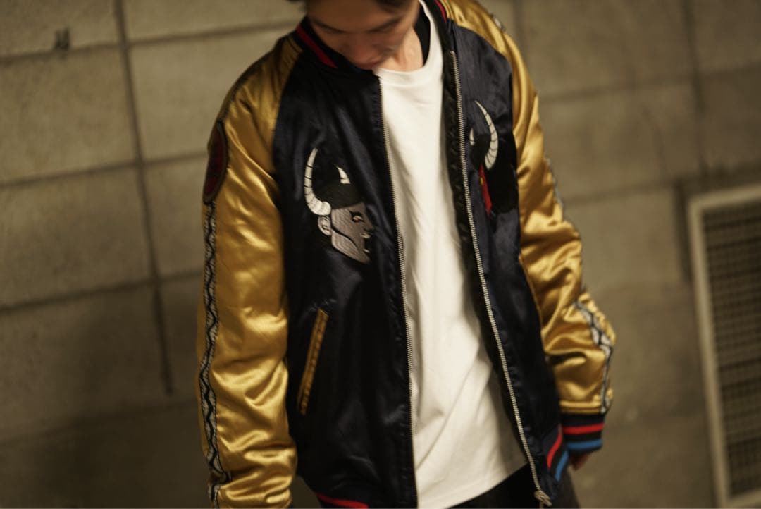 PUNK DRUNKERS キン肉マン リバーシブル スカジャン