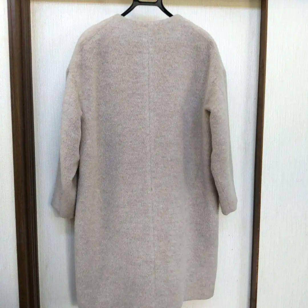 plageアルパカシャギーロングコート