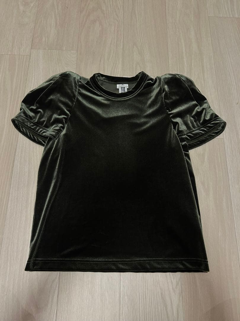 noir kei ninomiyaノワールケイニノミヤ　24AWベロア Tシャツ