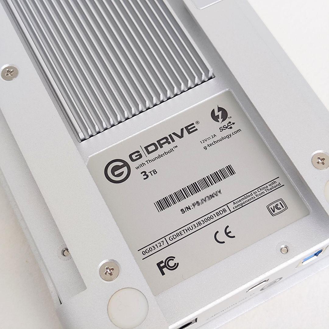 外付けハードディスク・ドライブ G DRIVE Thunderbolt HDD 3TB