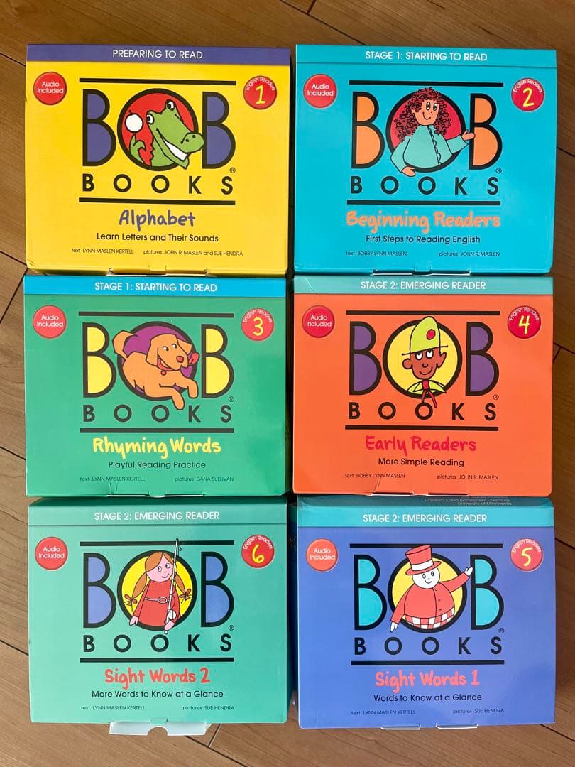 BOB books 6セット英語絵本　英語教材 音声あり