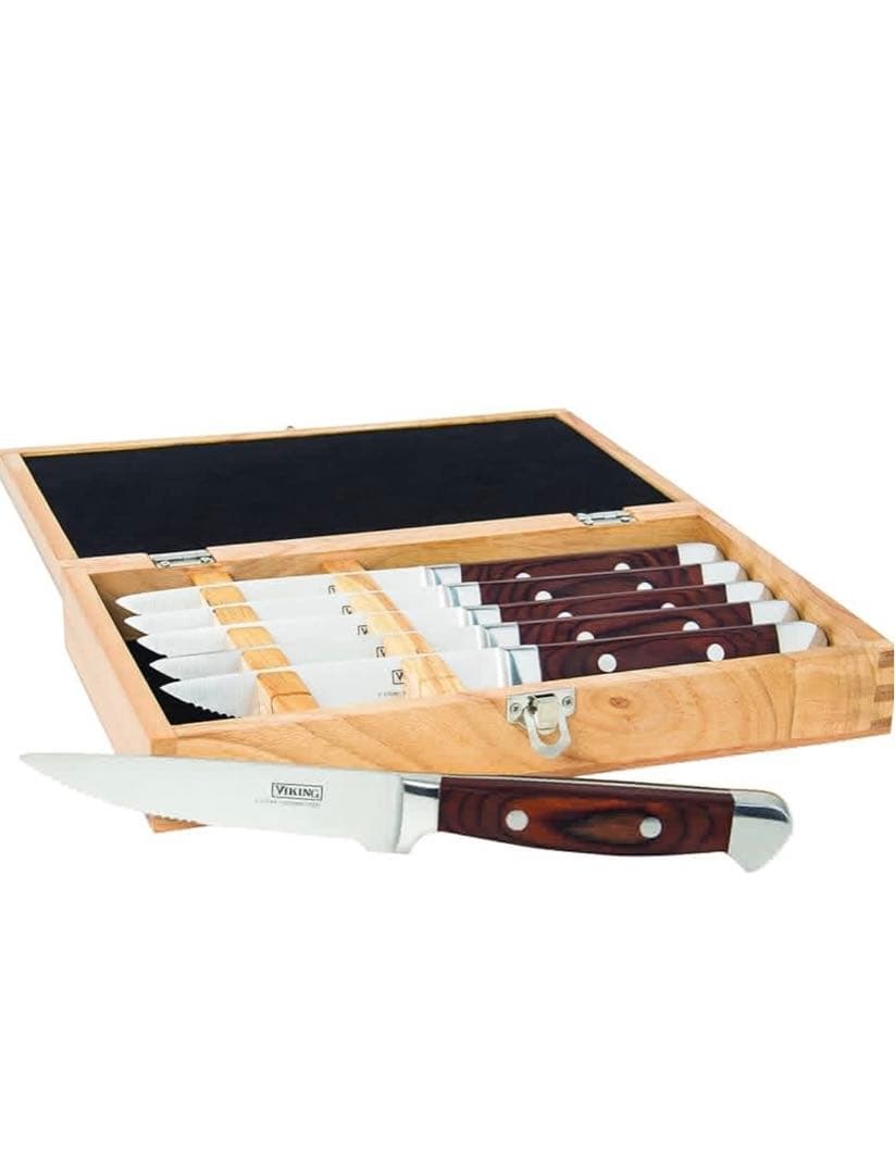 【新品未使用】VIKING ステーキナイフ　6セット　【保管ケース付き】