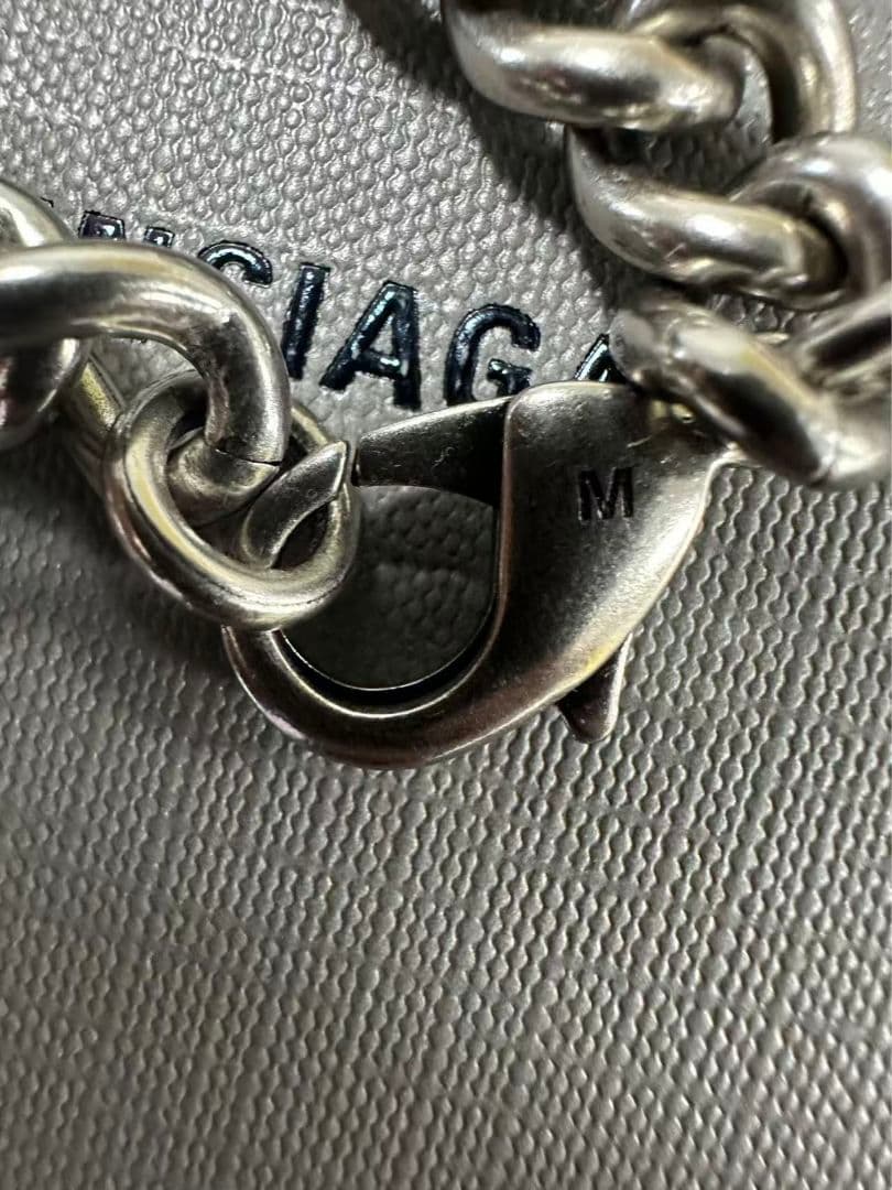 BALENCIAGA チェーンブレスレット Mサイズ