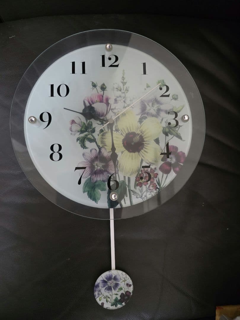 Francfranc 花柄 掛時計